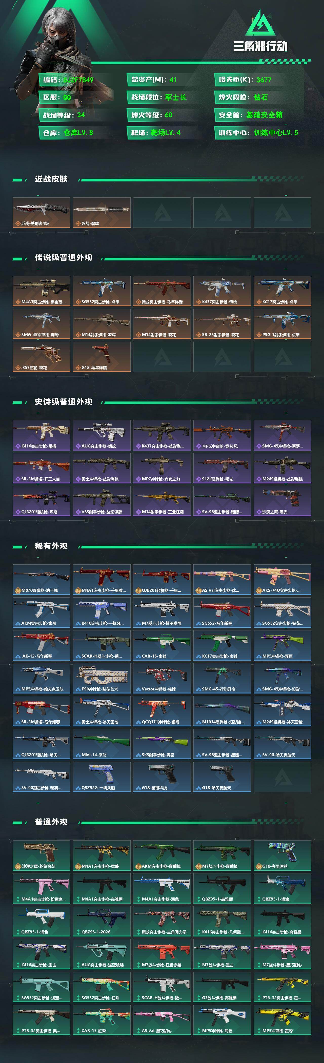 SJZEY4105641三角洲行动账号详情图2