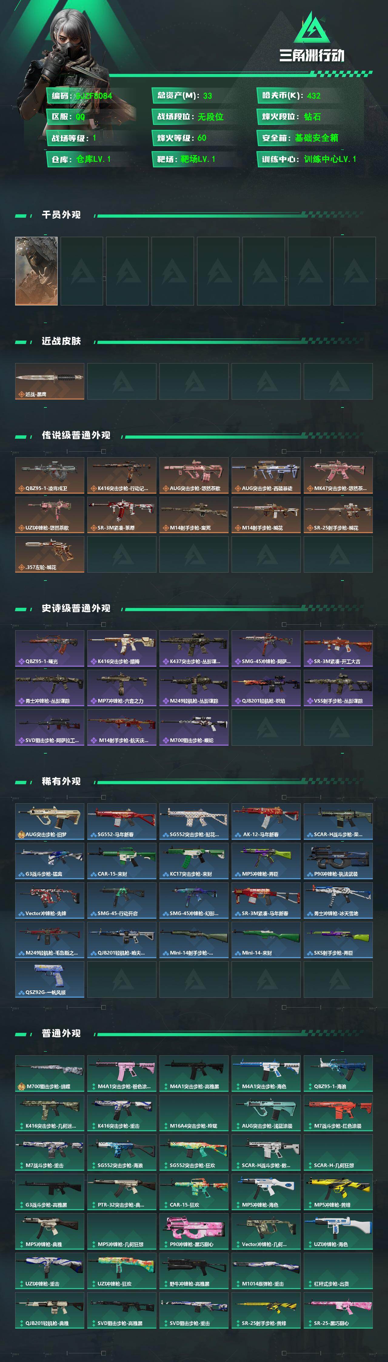 SJZEY4105637三角洲行动账号详情图2