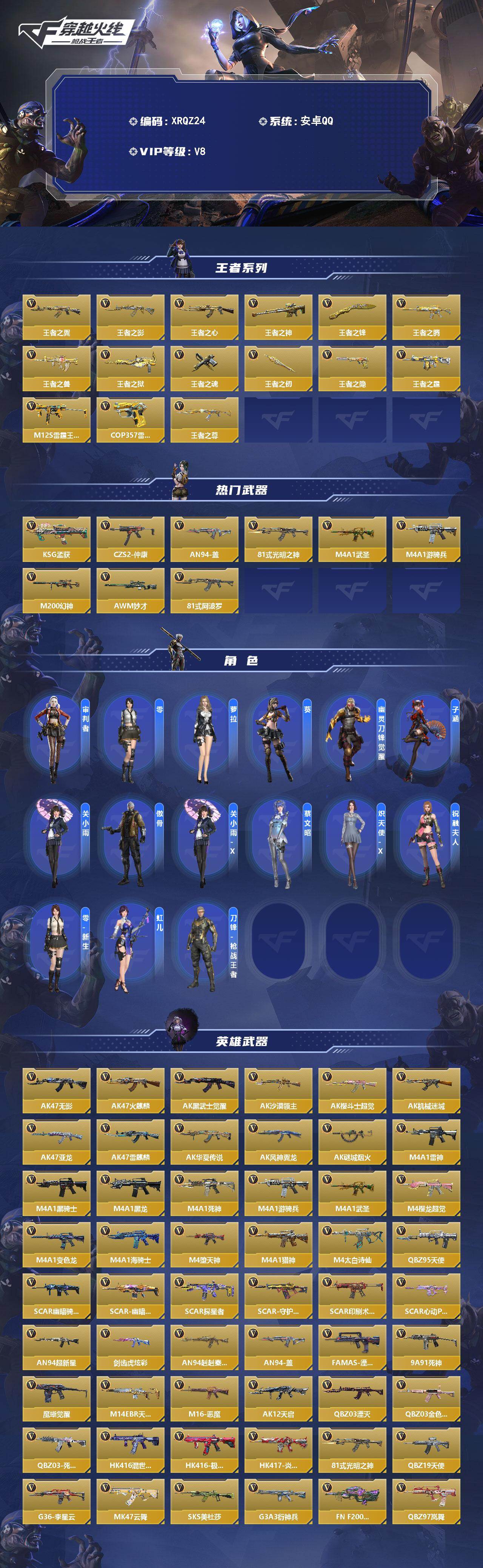 CFMJM431088枪战王者账号详情图2