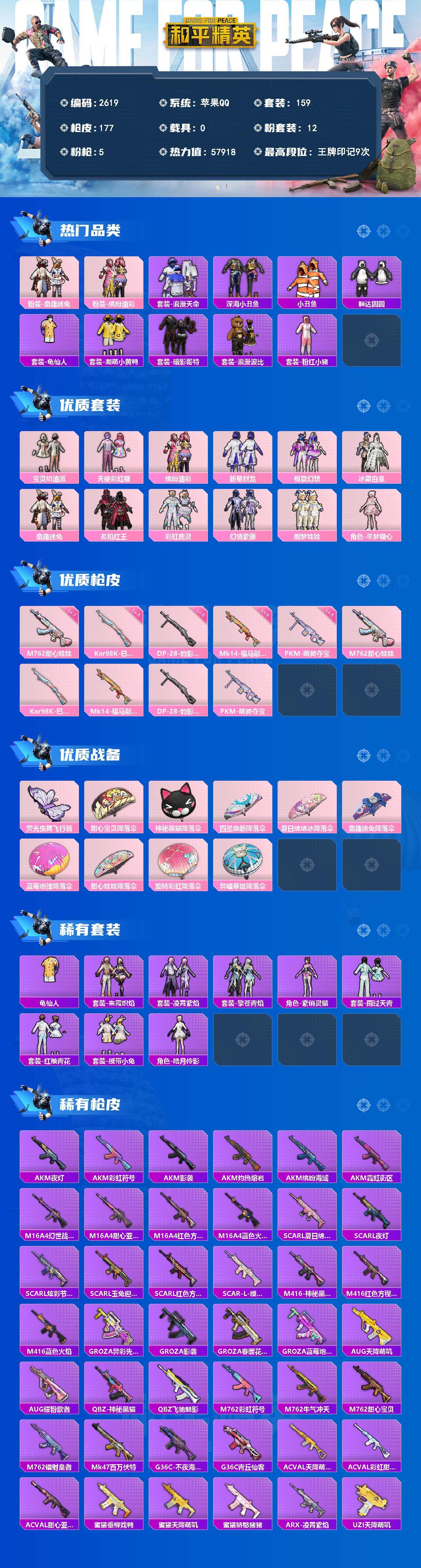 HPLX4191531和平精英账号详情图2