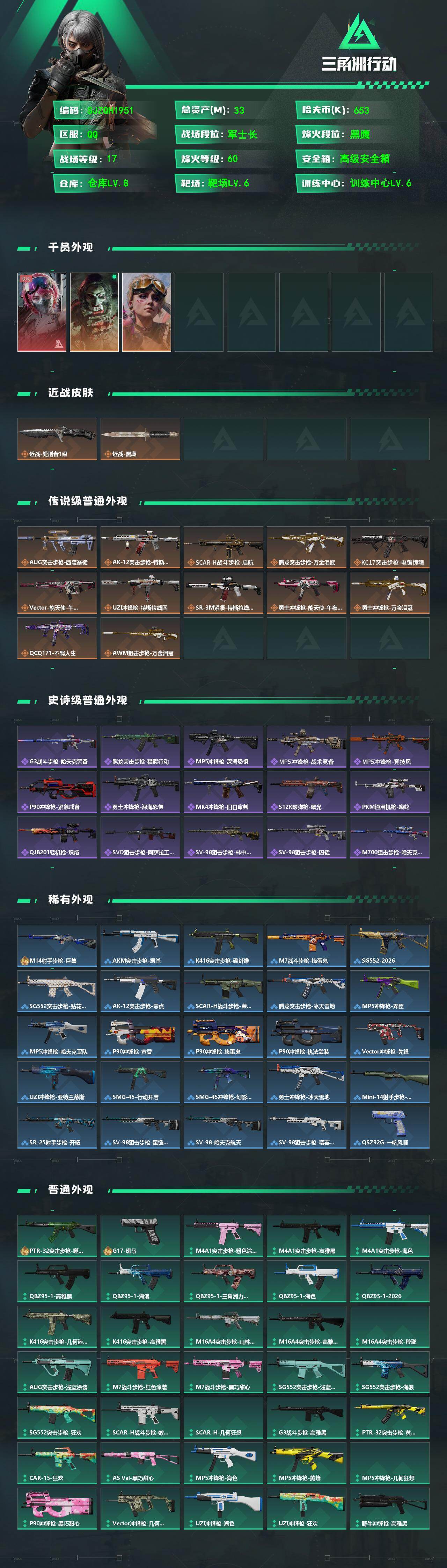 SJZEY4106905三角洲行动账号详情图2