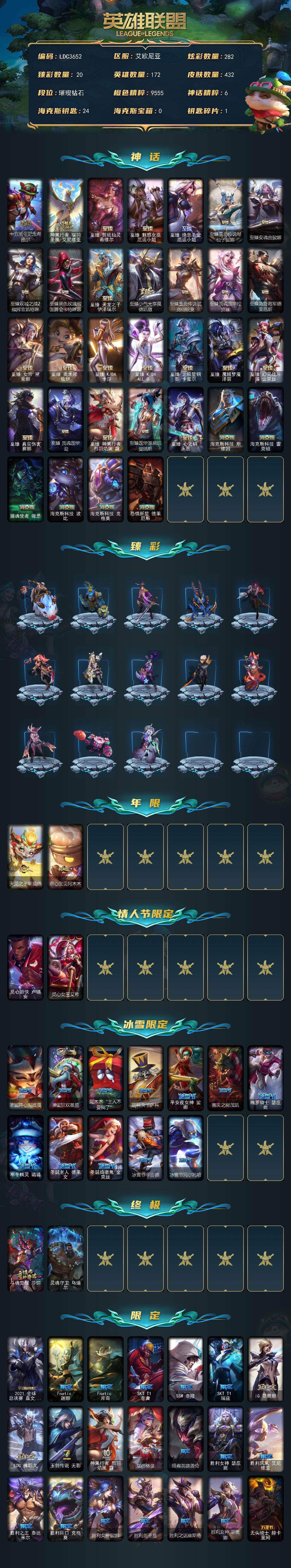 LOLEY429990英雄联盟账号详情图2