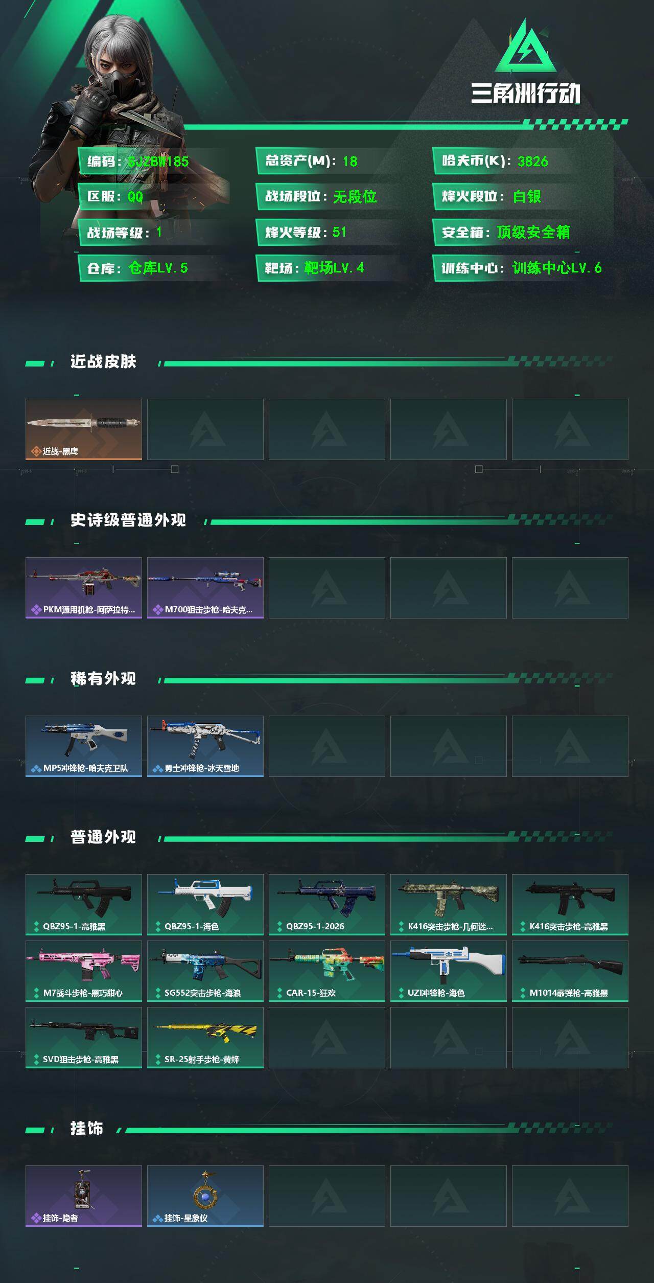 SJZEY4108903三角洲行动账号详情图2