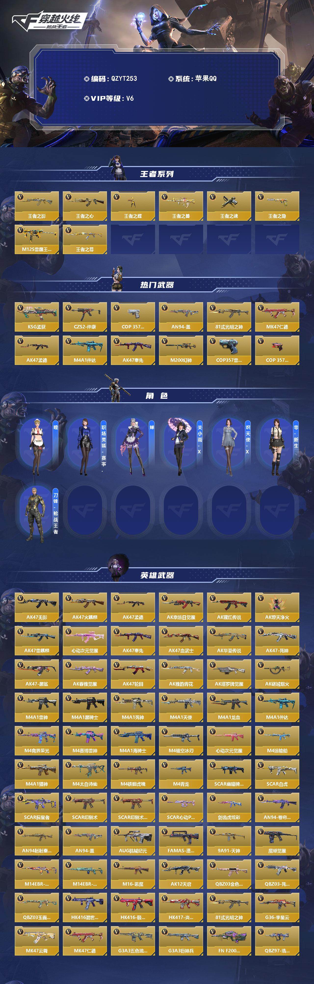 CFMEY431066枪战王者账号详情图2
