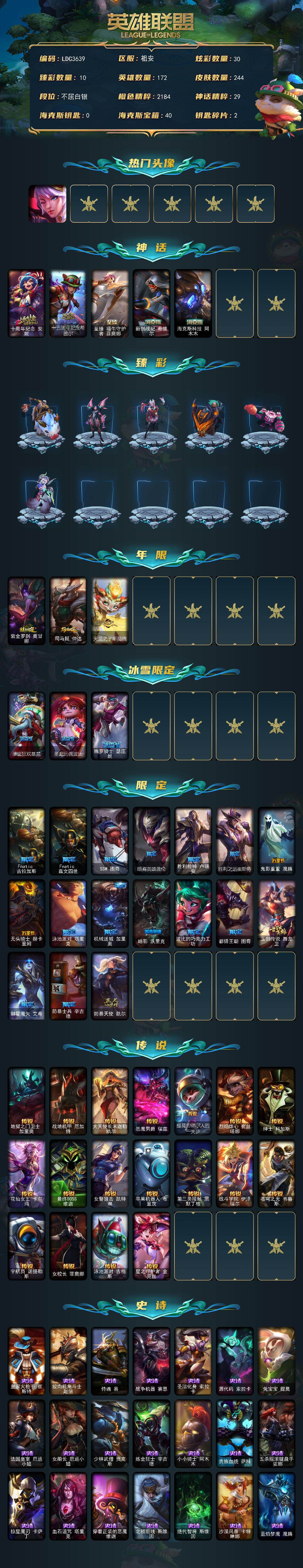 LOLEY430307英雄联盟账号详情图2