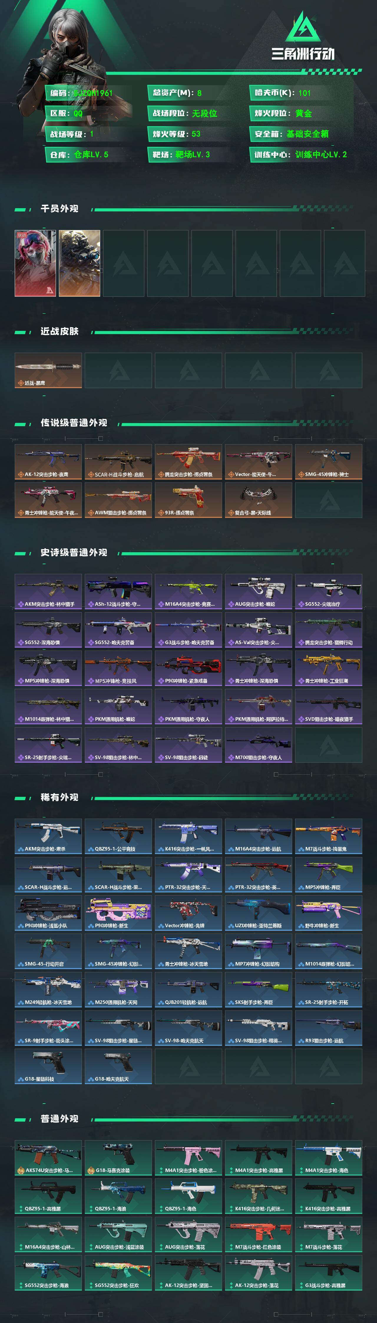 SJZEY4107335三角洲行动账号详情图2