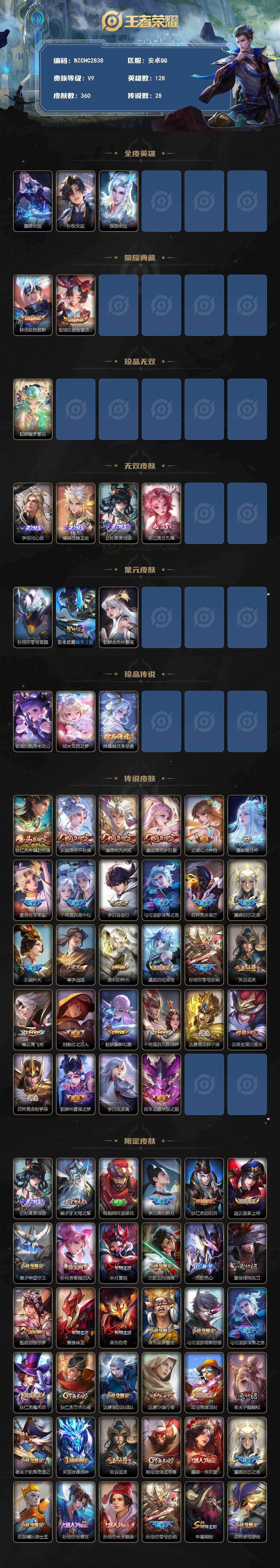 WZEY4351376王者荣耀账号详情图2