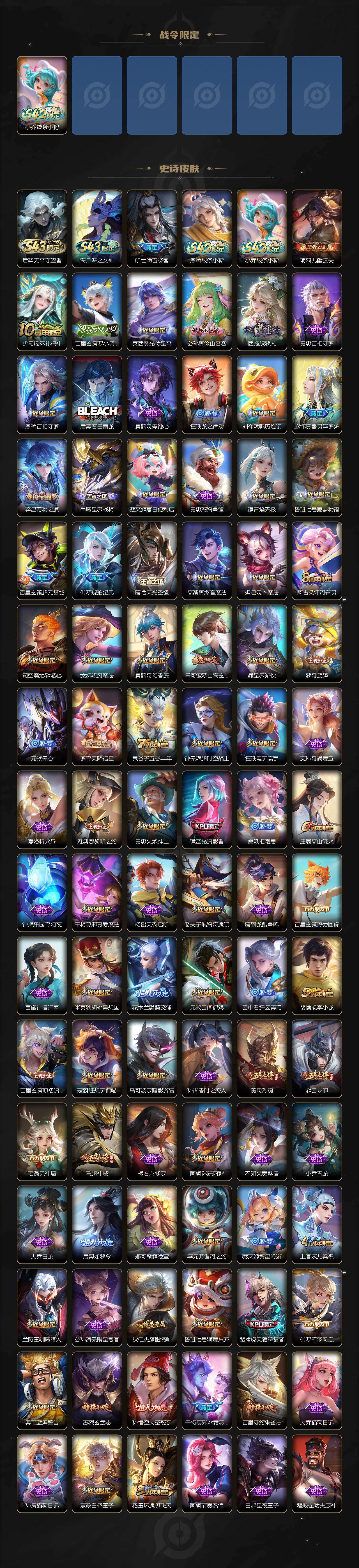 WZLX4333709王者荣耀账号详情图5