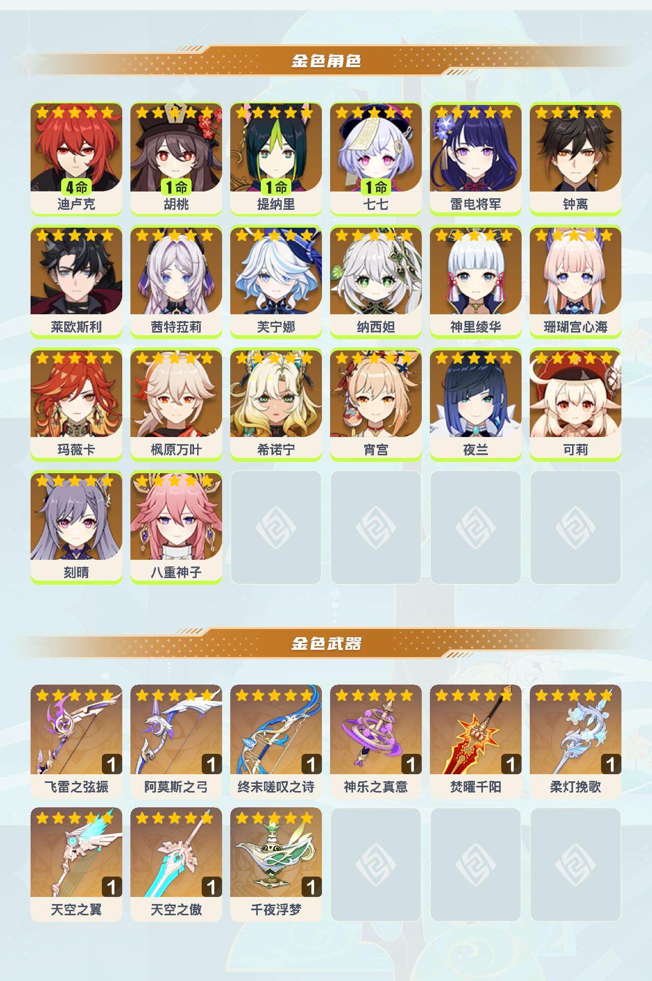 YSEY45298原神账号详情图3