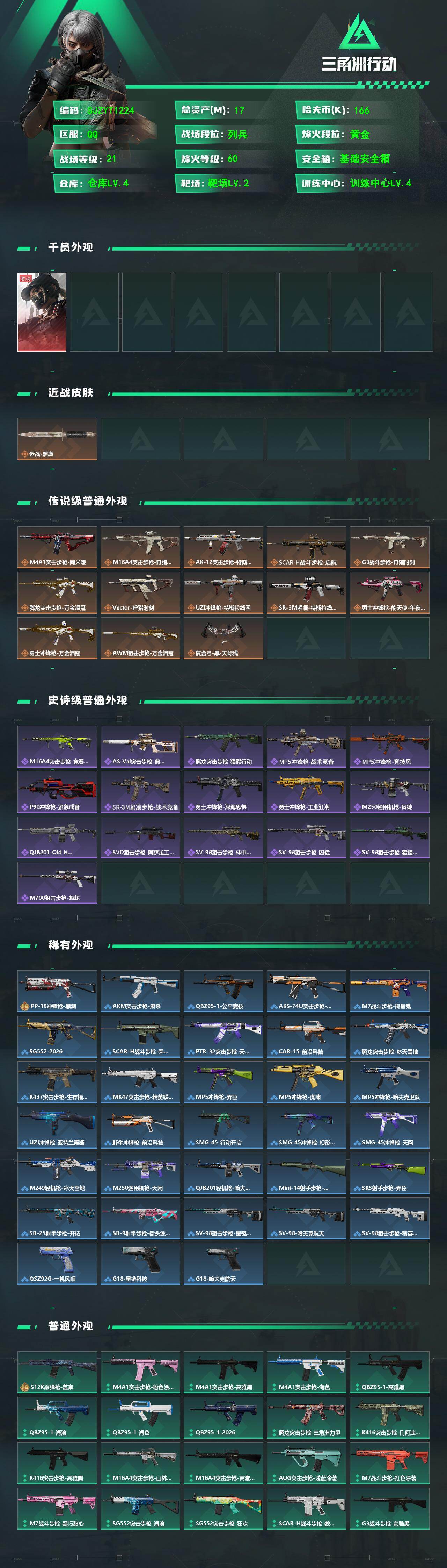SJZEY4107793三角洲行动账号详情图2