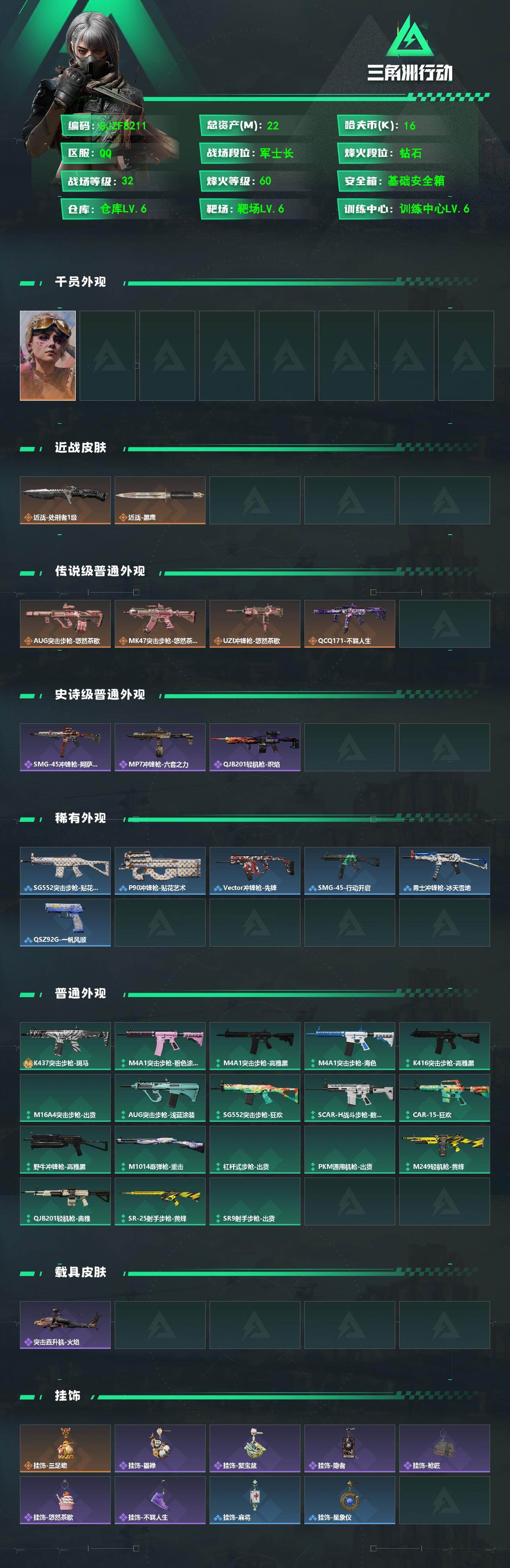 SJZEY4107311三角洲行动账号详情图2