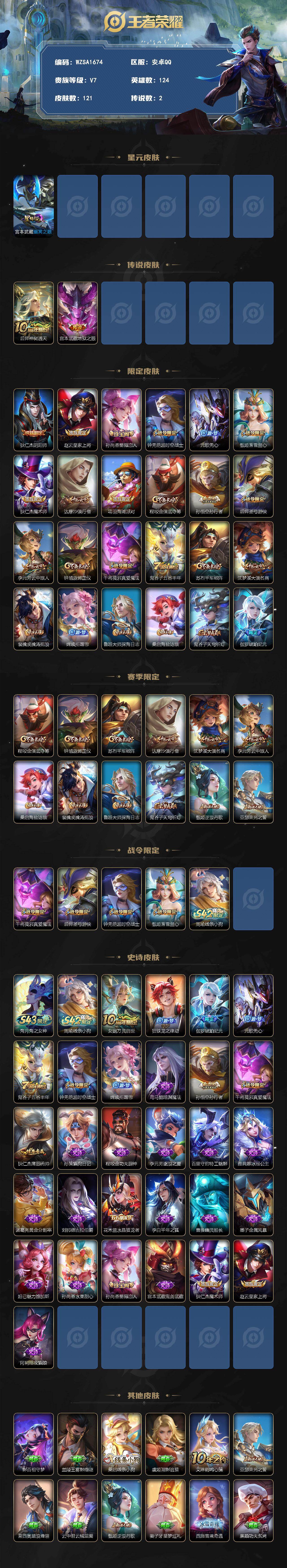 WZEY4335762王者荣耀账号详情图2