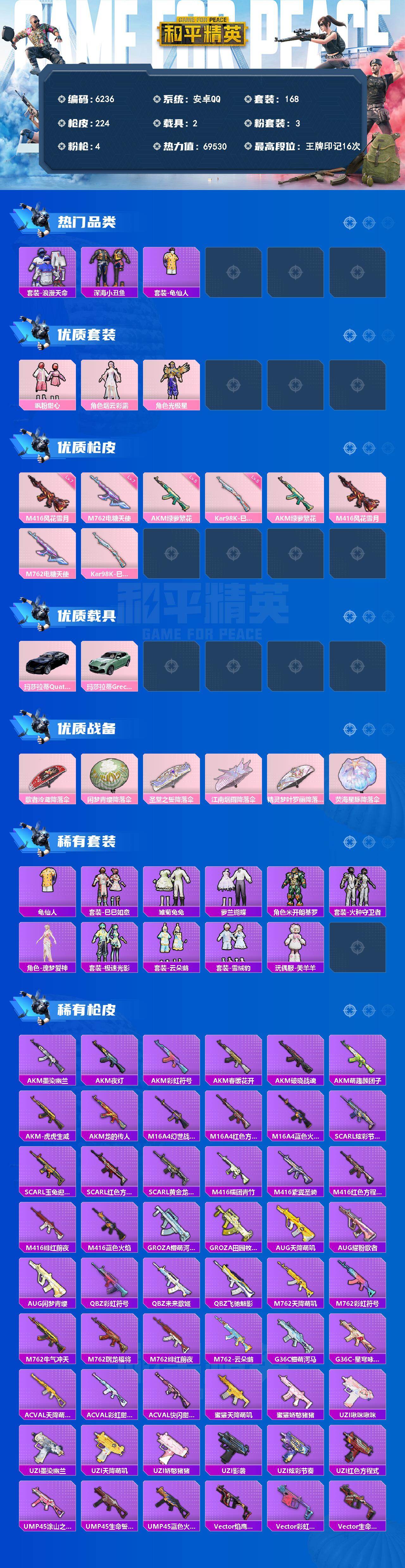 HPLX4193743和平精英账号详情图2