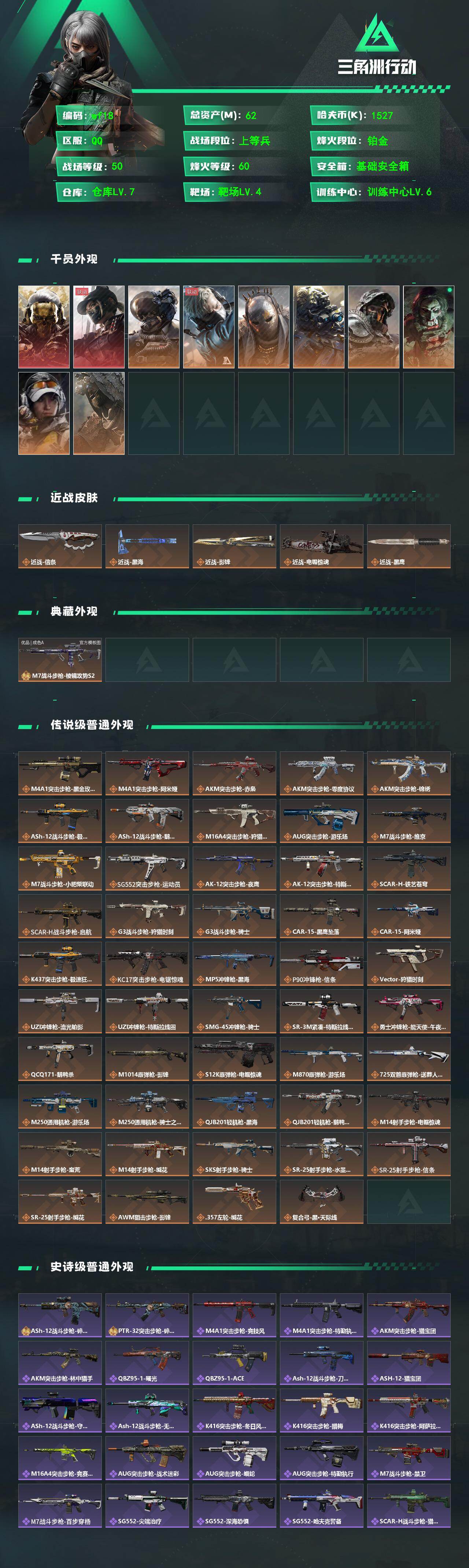 SJZQM4110302三角洲行动账号详情图3