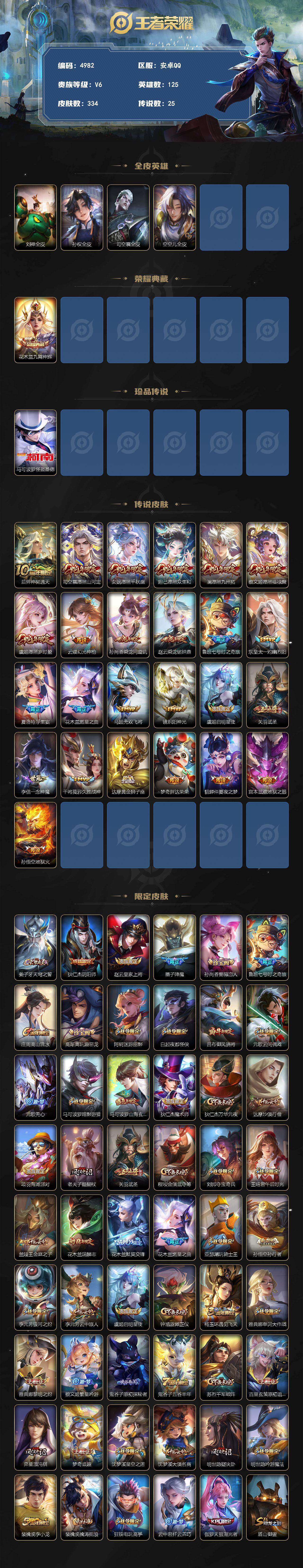 WZLX4335841王者荣耀账号详情图2