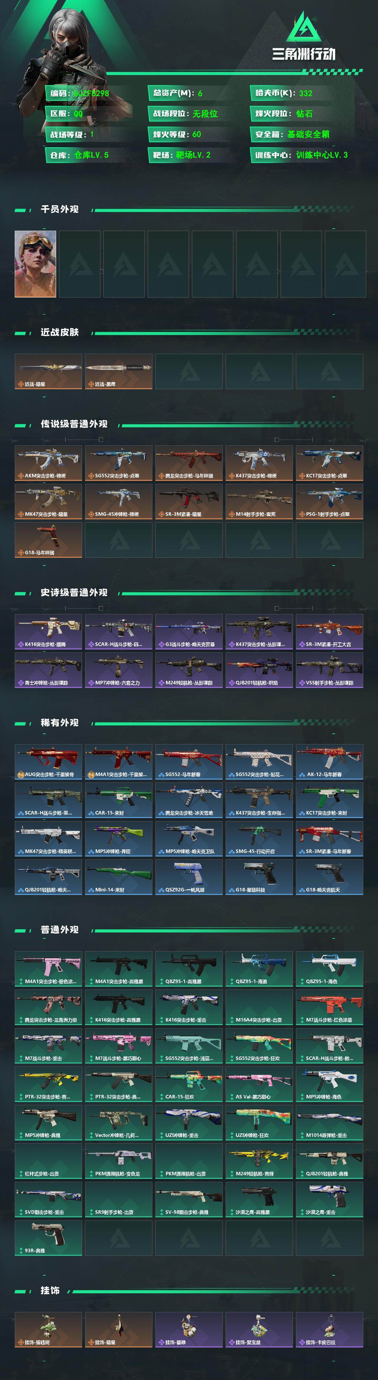 SJZEY4108683三角洲行动账号详情图2