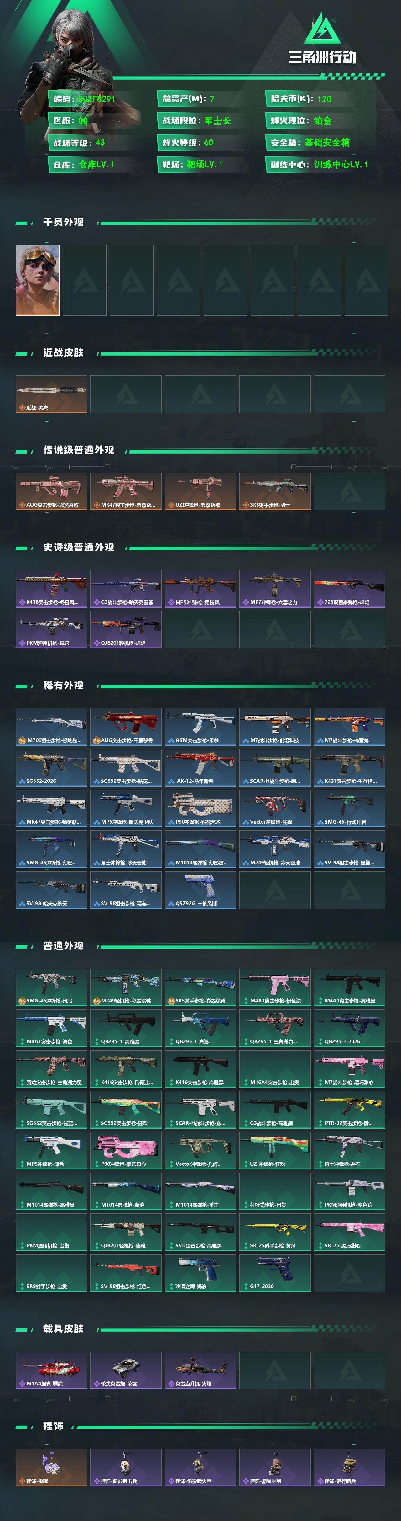 SJZEY4108254三角洲行动账号详情图2