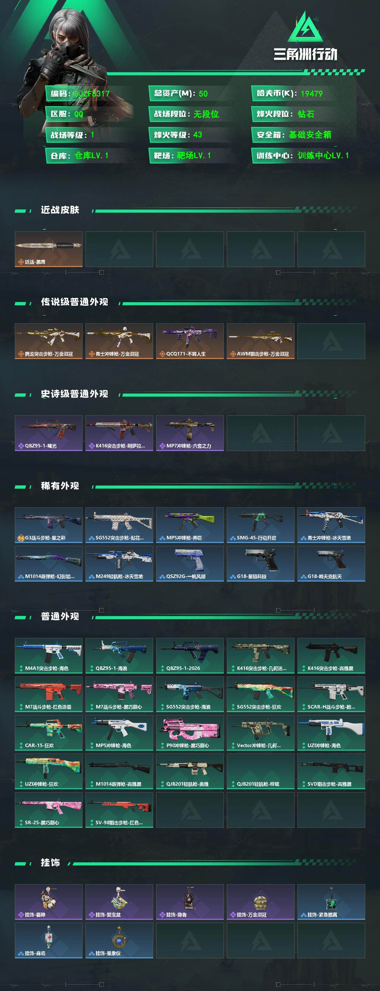 SJZEY4108241三角洲行动账号详情图2