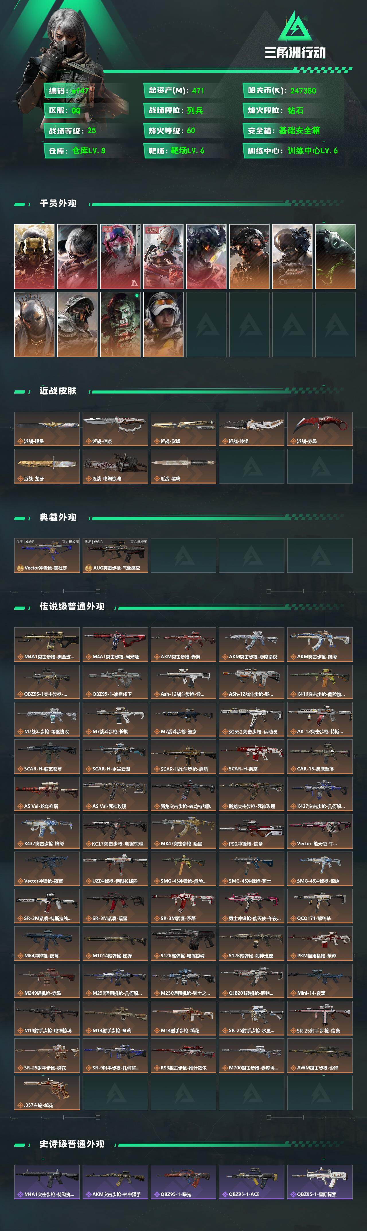 SJZQM4109899三角洲行动账号详情图3