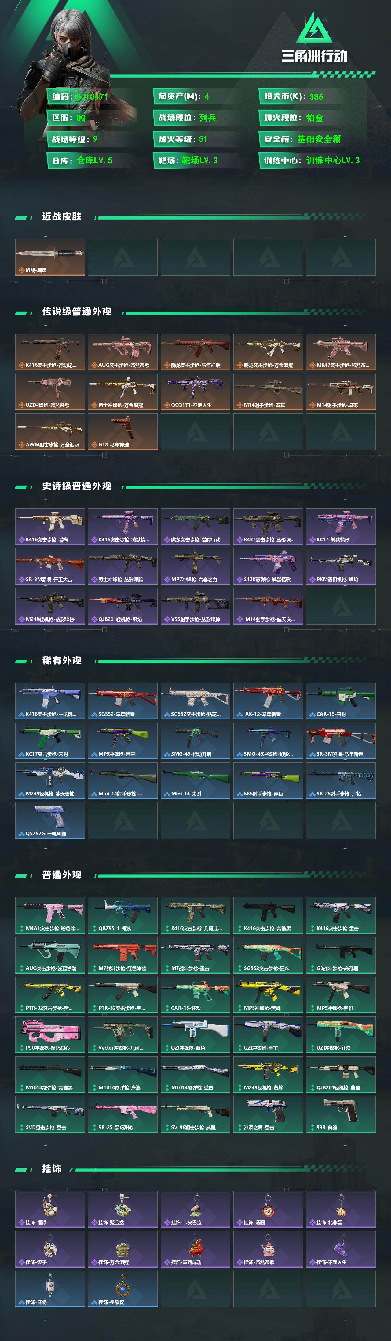 SJZEY4108172三角洲行动账号详情图2