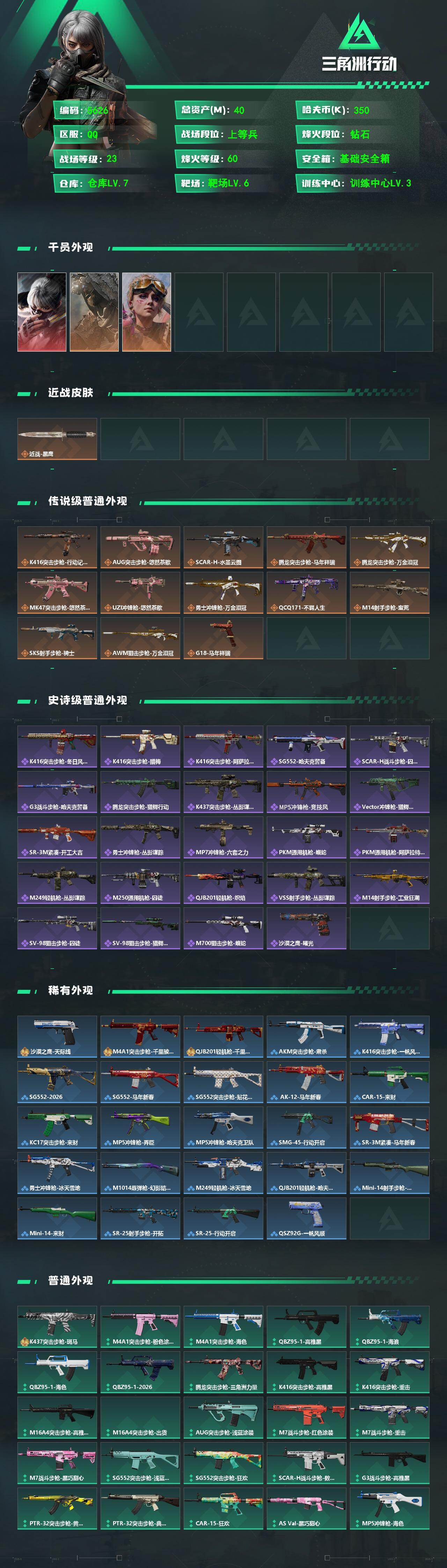 SJZPX4108569三角洲行动账号详情图4