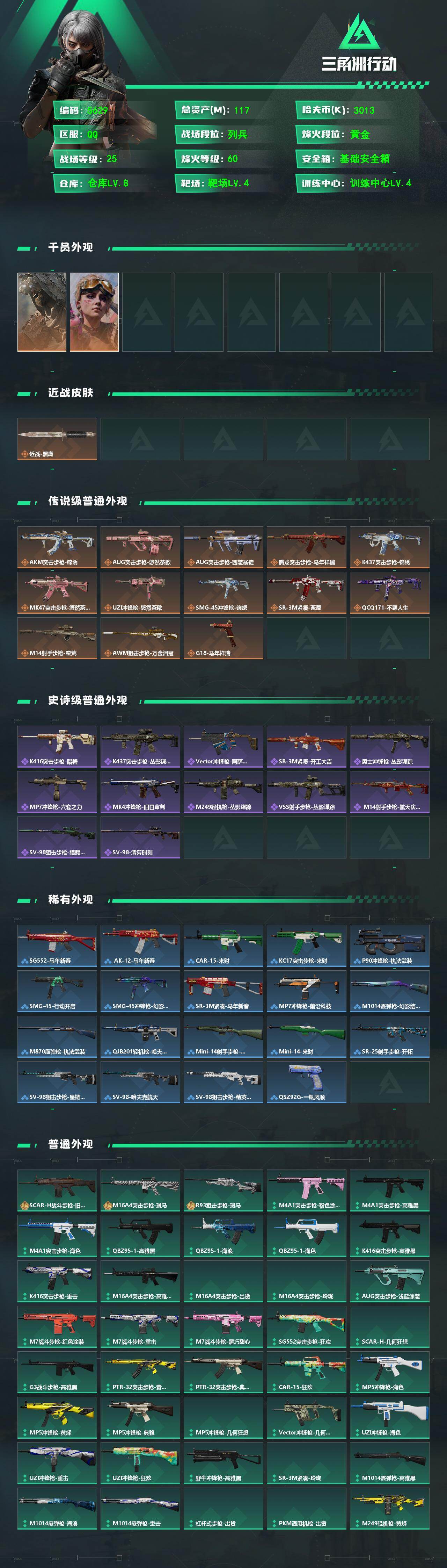 SJZPX4108576三角洲行动账号详情图4