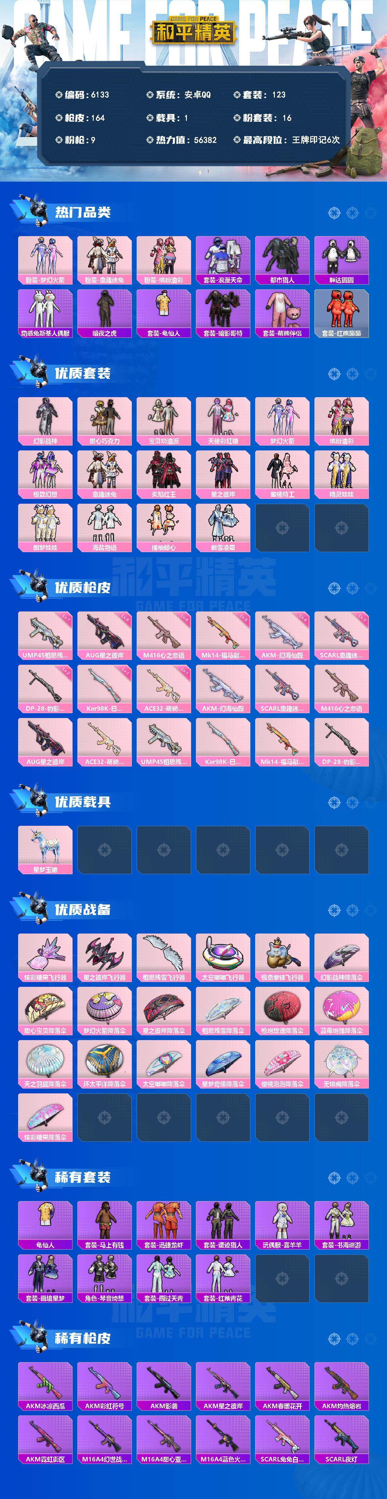 HPLX4194973和平精英账号详情图2