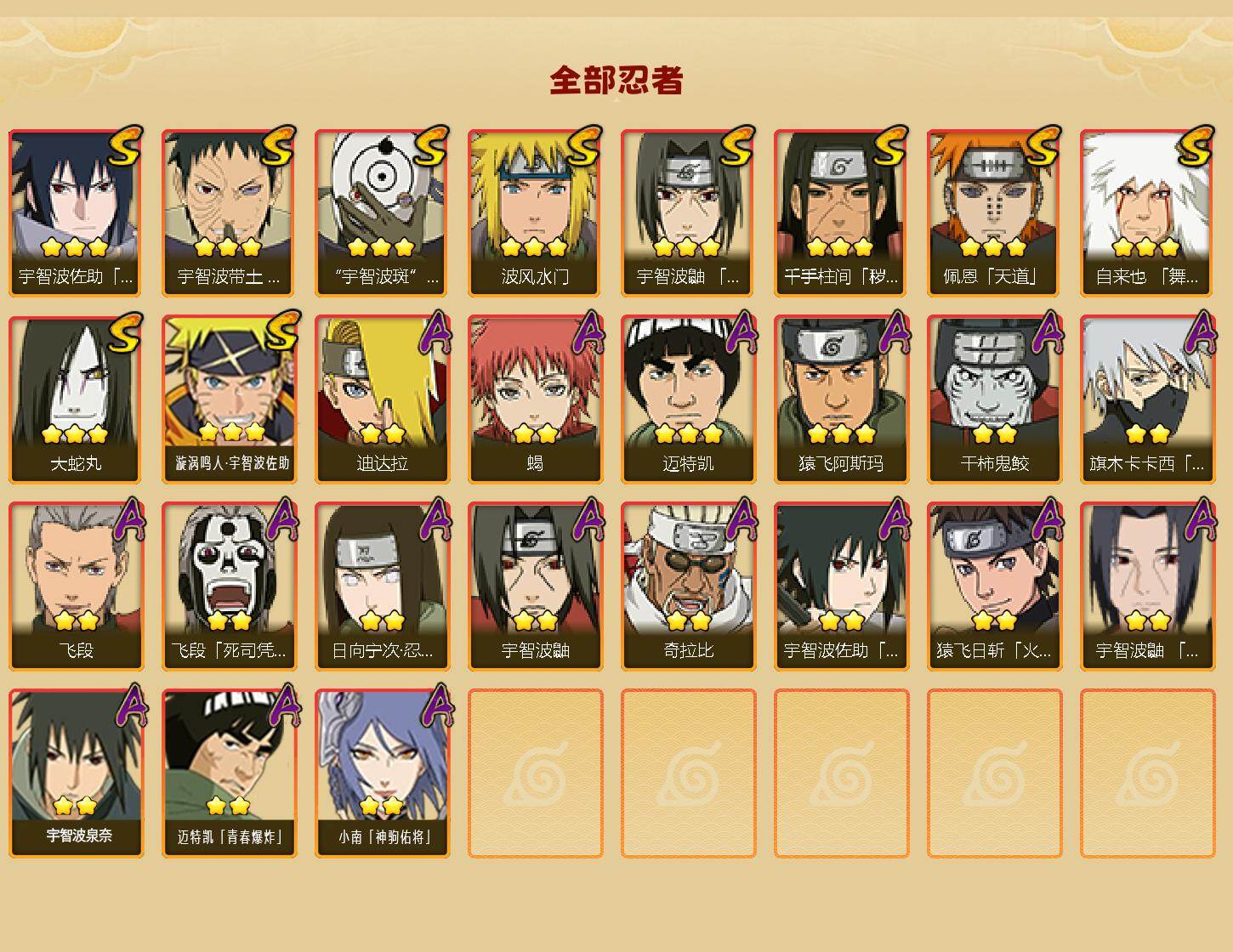 HYEY433291火影忍者账号详情图2