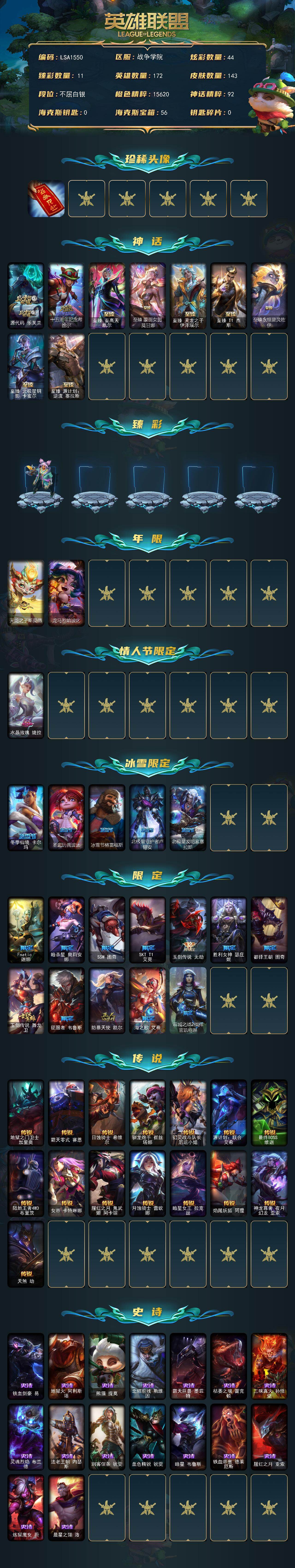 LOLEY430175英雄联盟账号详情图2