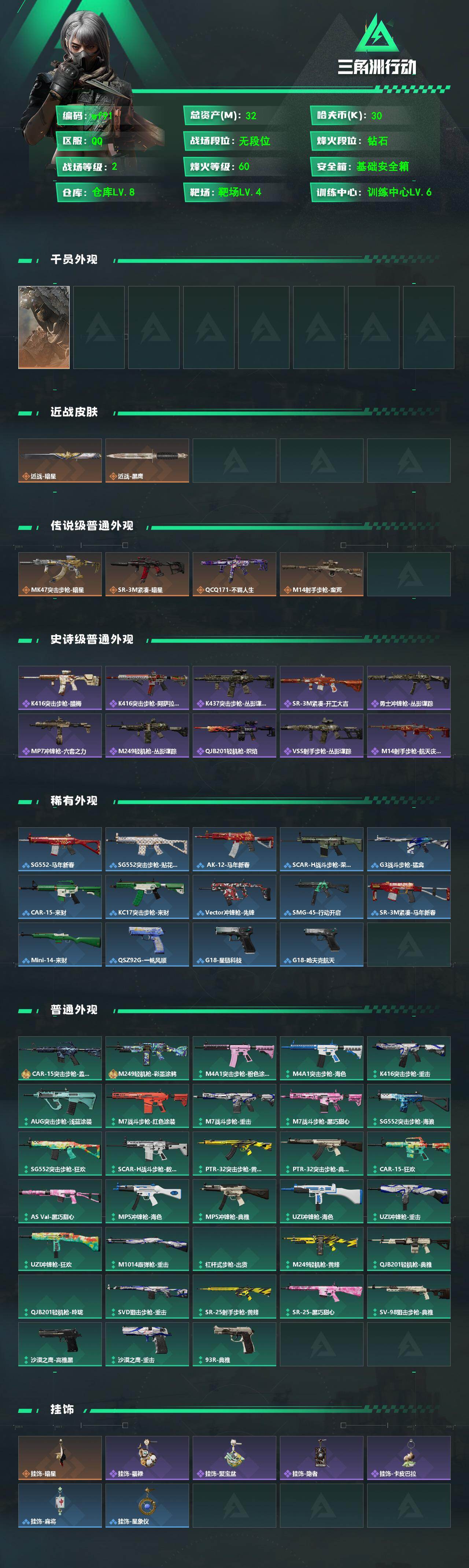 SJZQM4112803三角洲行动账号详情图3