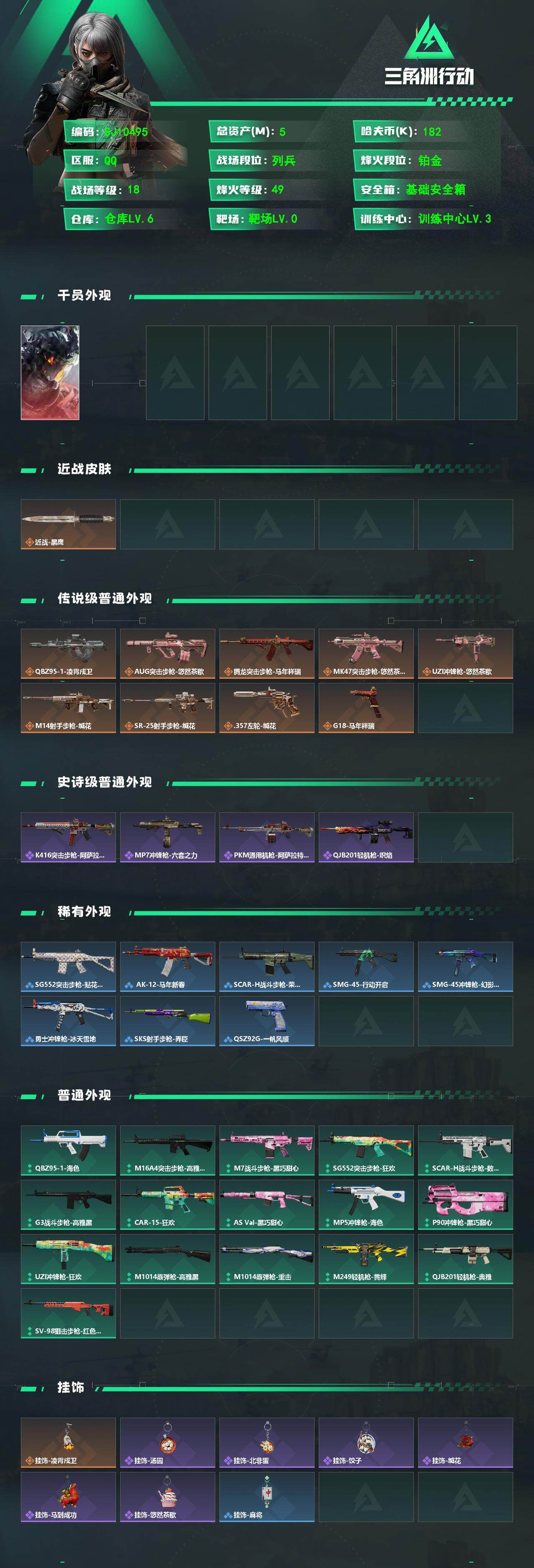 SJZEY4109219三角洲行动账号详情图2