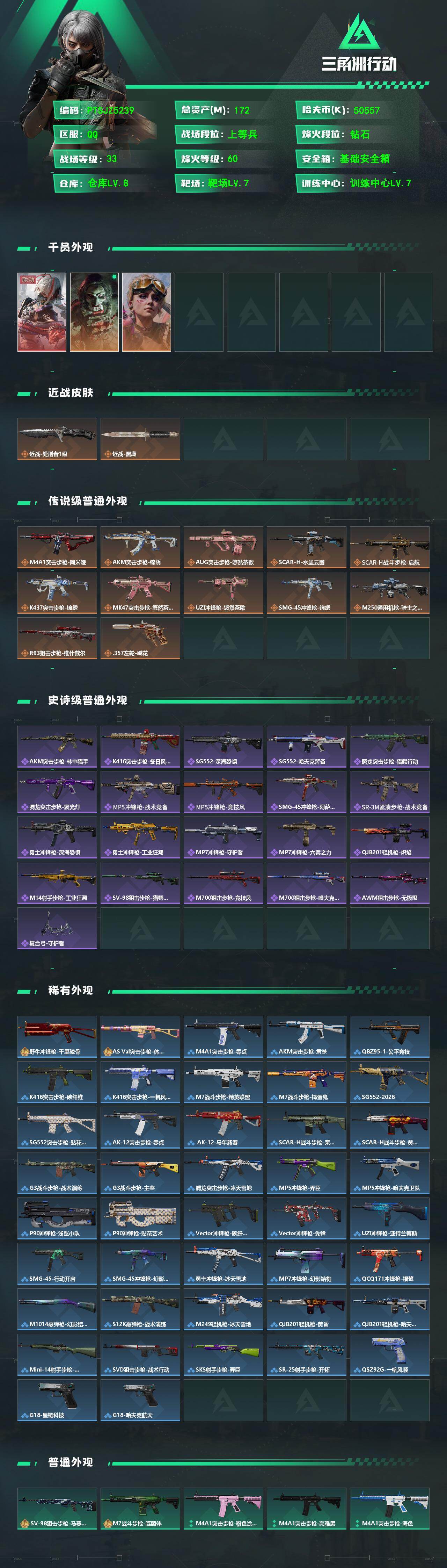 SJZQM4110012三角洲行动账号详情图3