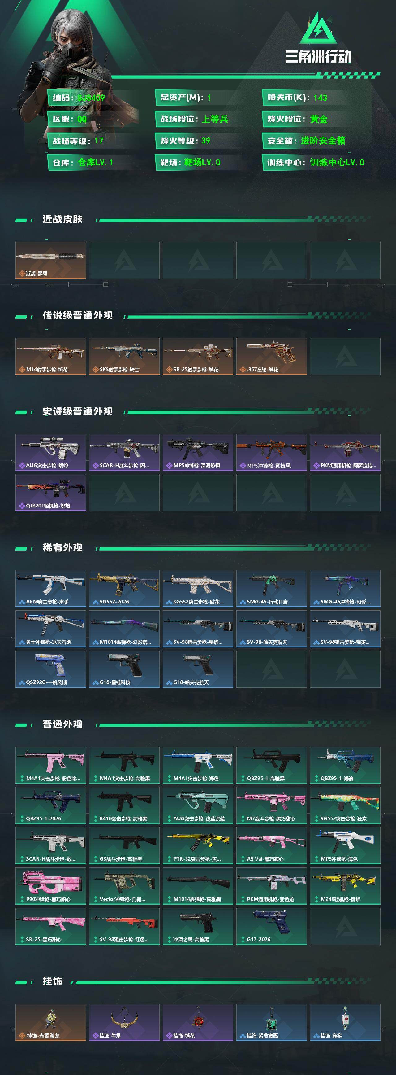 SJZEY4111169三角洲行动账号详情图2