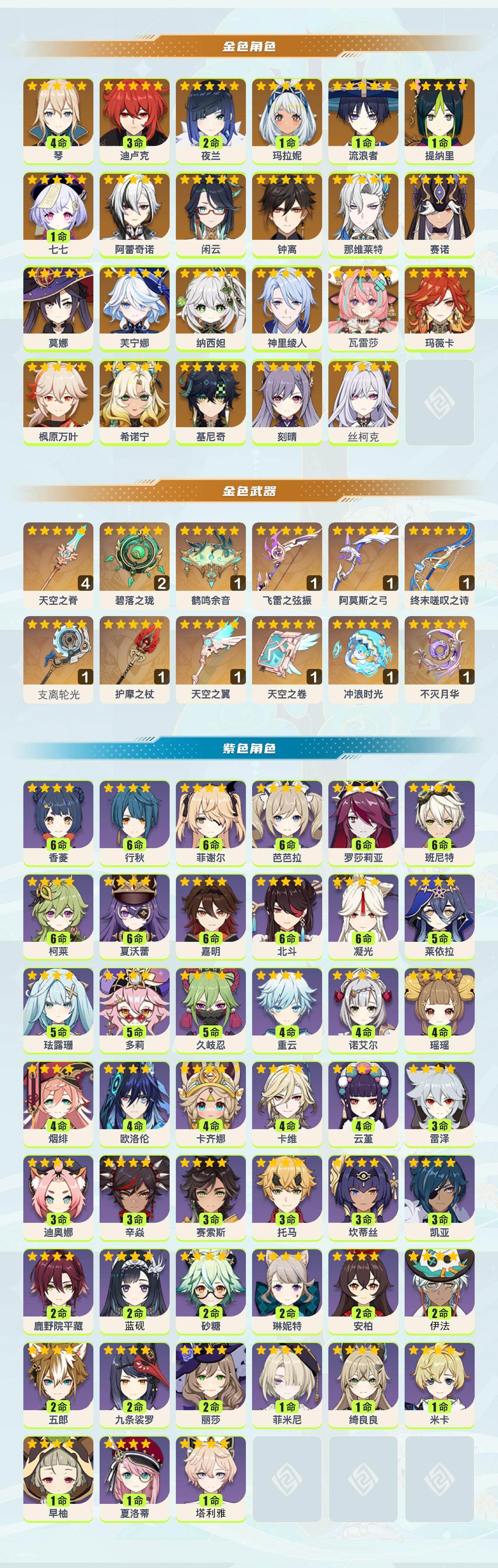 YSEY45350原神账号详情图2