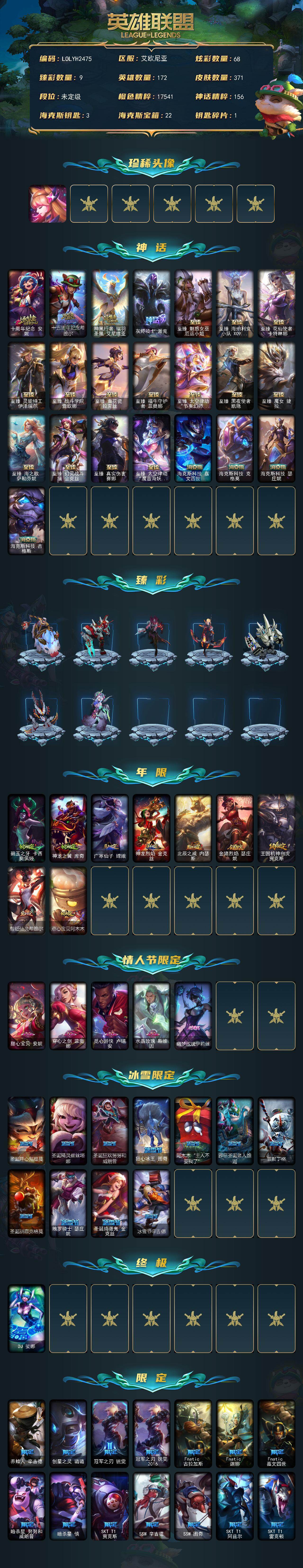 LOLEY430335英雄联盟账号详情图2