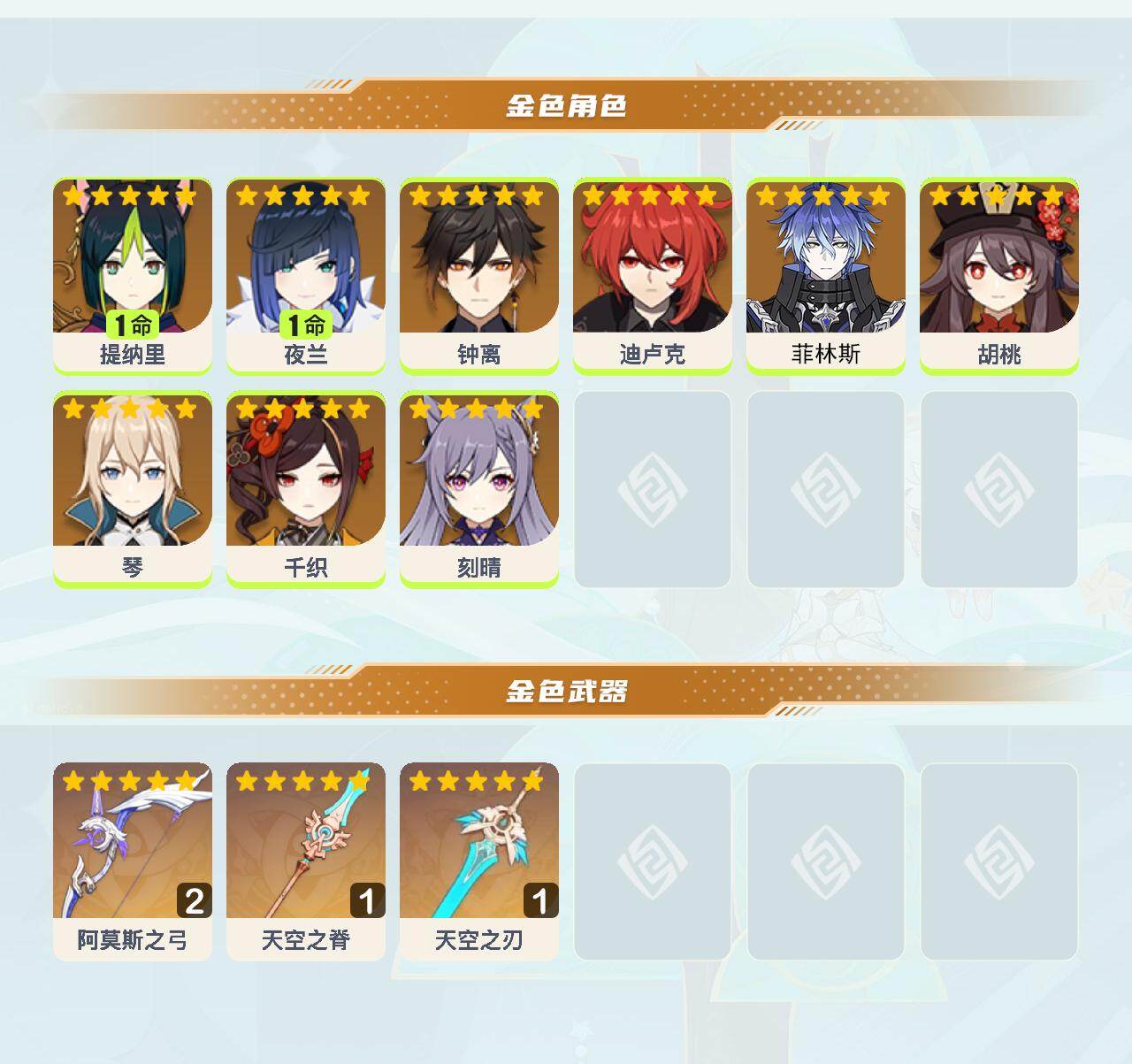 YSEY45360原神账号详情图3