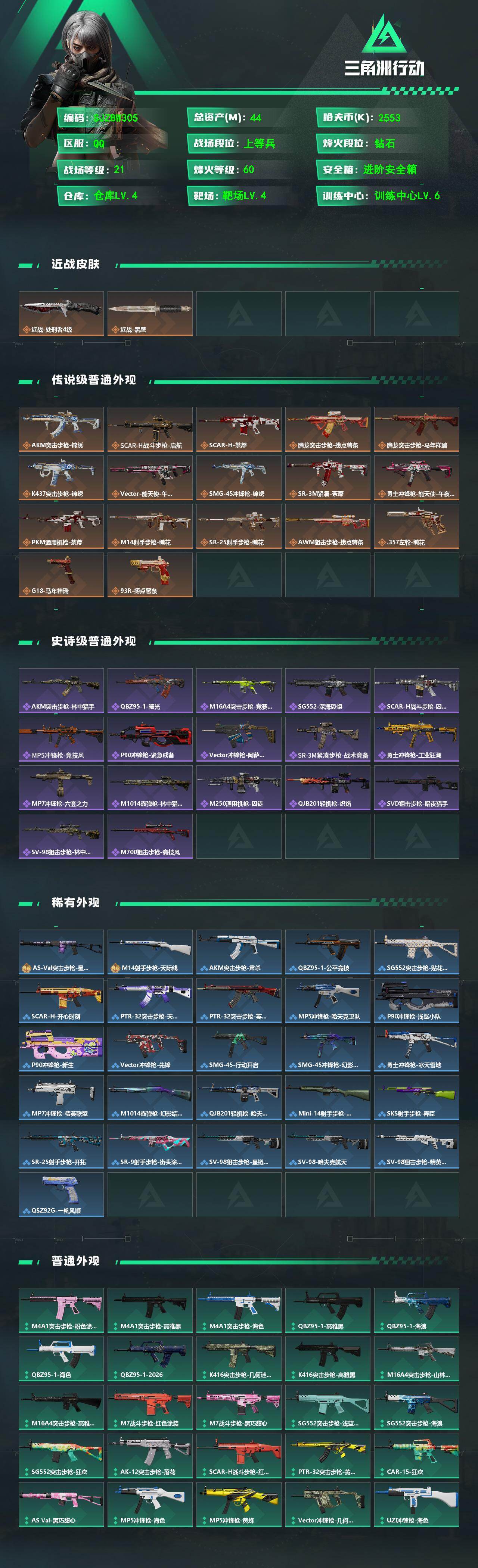 SJZEY4112677三角洲行动账号详情图2
