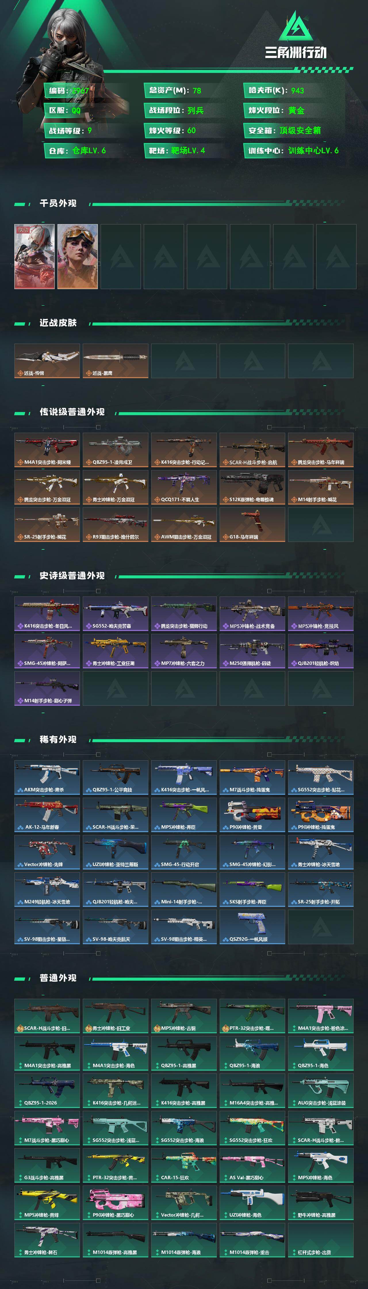 SJZEY4116559三角洲行动账号详情图2