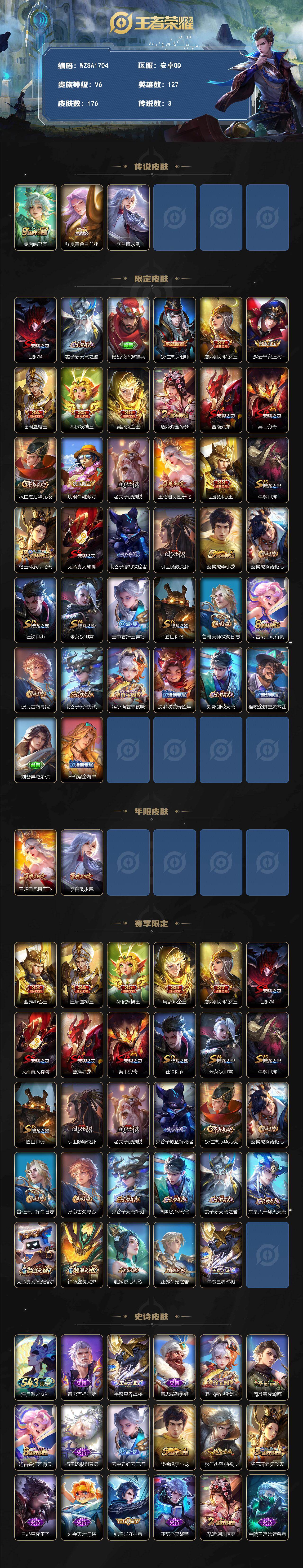 WZEY4344569王者荣耀账号详情图2