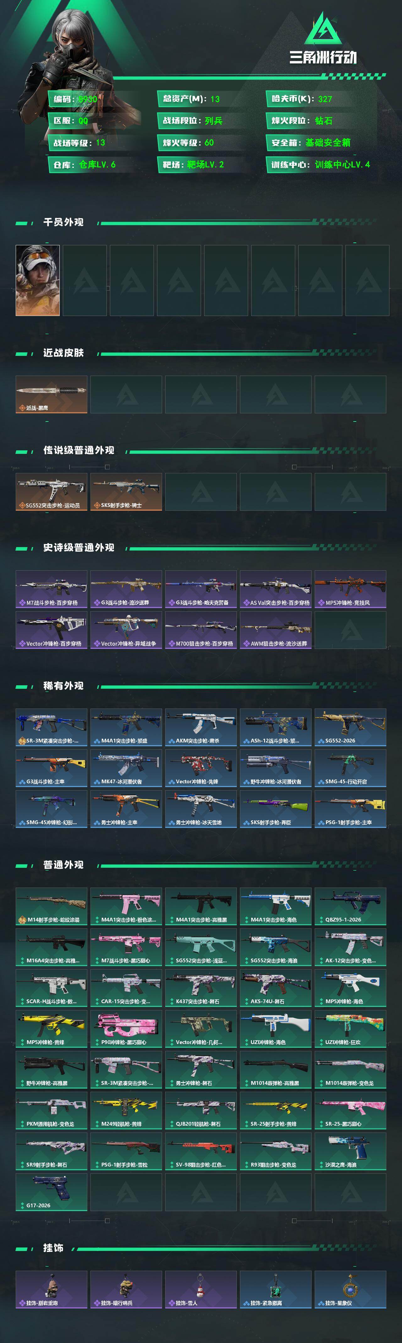 SJZCMW4125209三角洲行动账号详情图2
