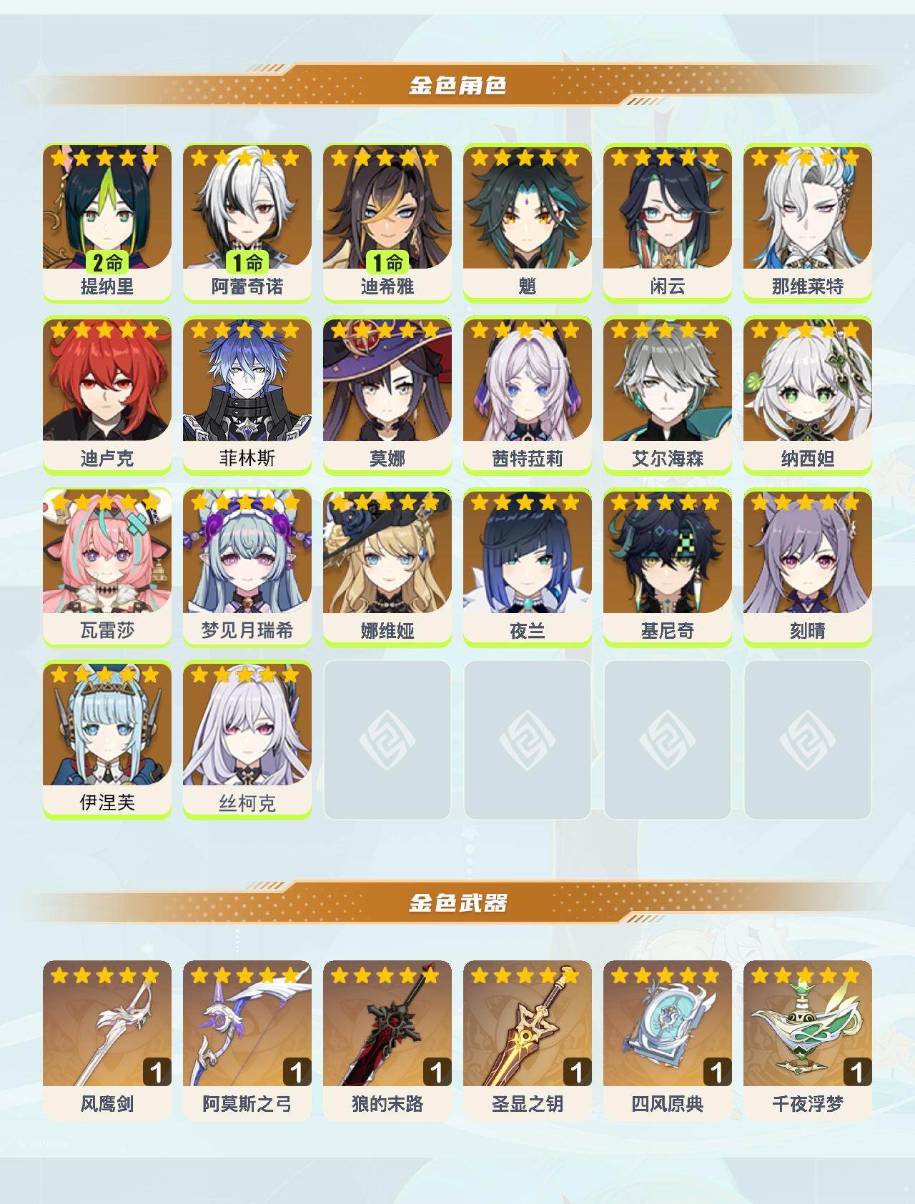 YSEY45482原神账号详情图3
