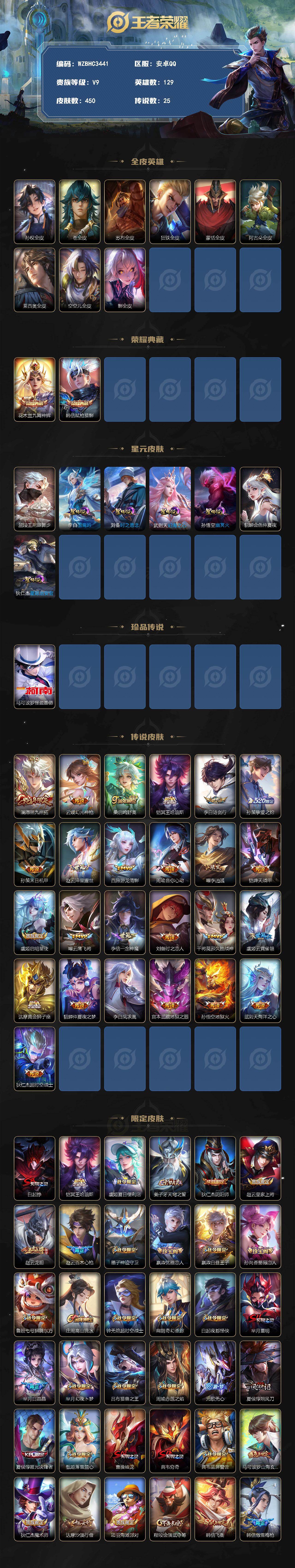 WZEY4350139王者荣耀账号详情图2