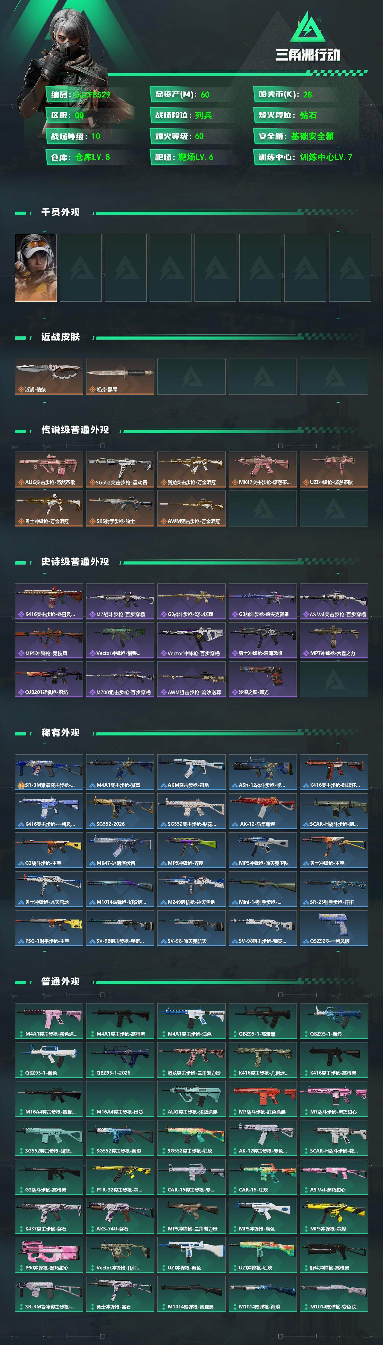SJZEY4116089三角洲行动账号详情图2