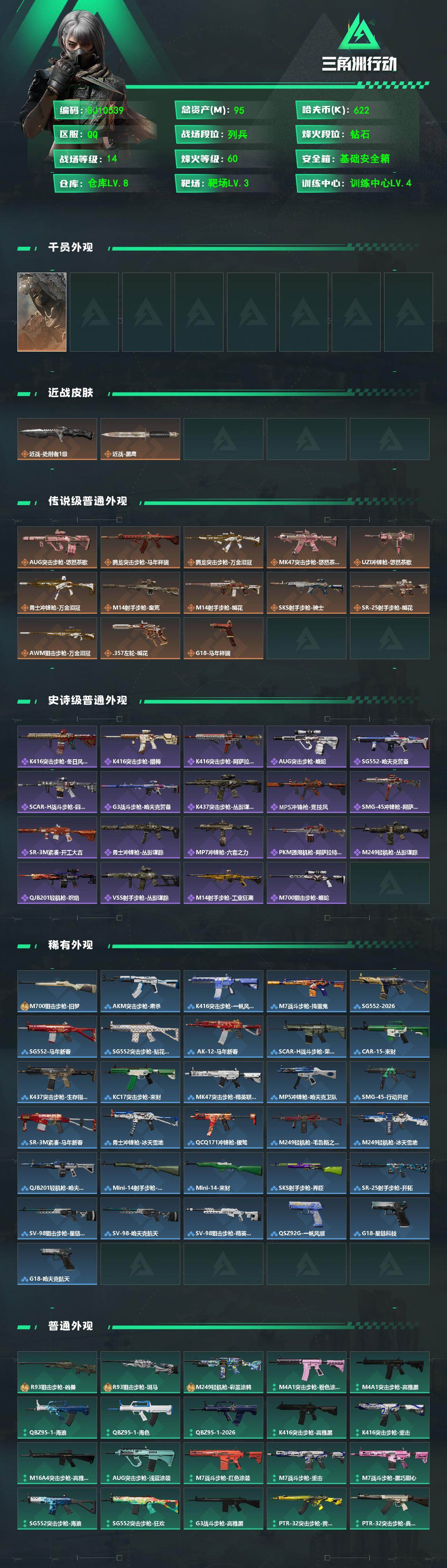 SJZEY4117139三角洲行动账号详情图2