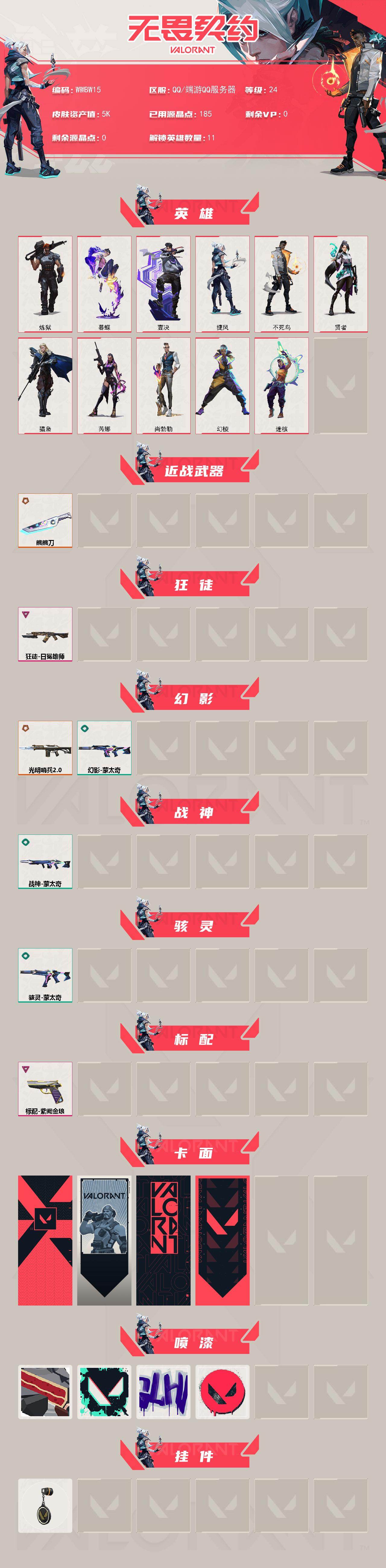 WWQEY440937无畏契约账号详情图2