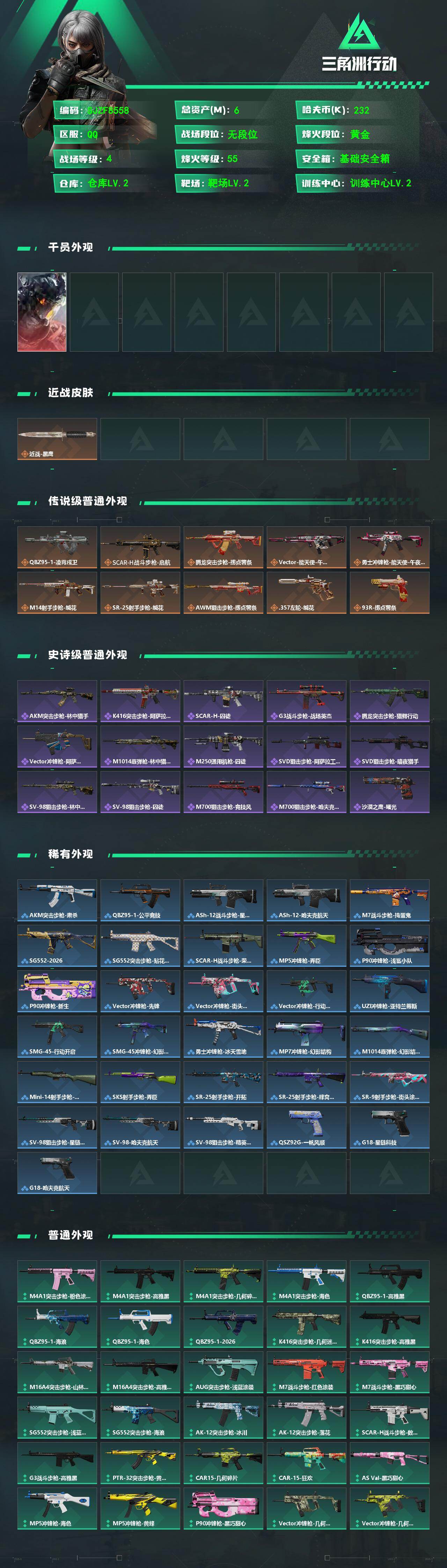 SJZEY4117647三角洲行动账号详情图2
