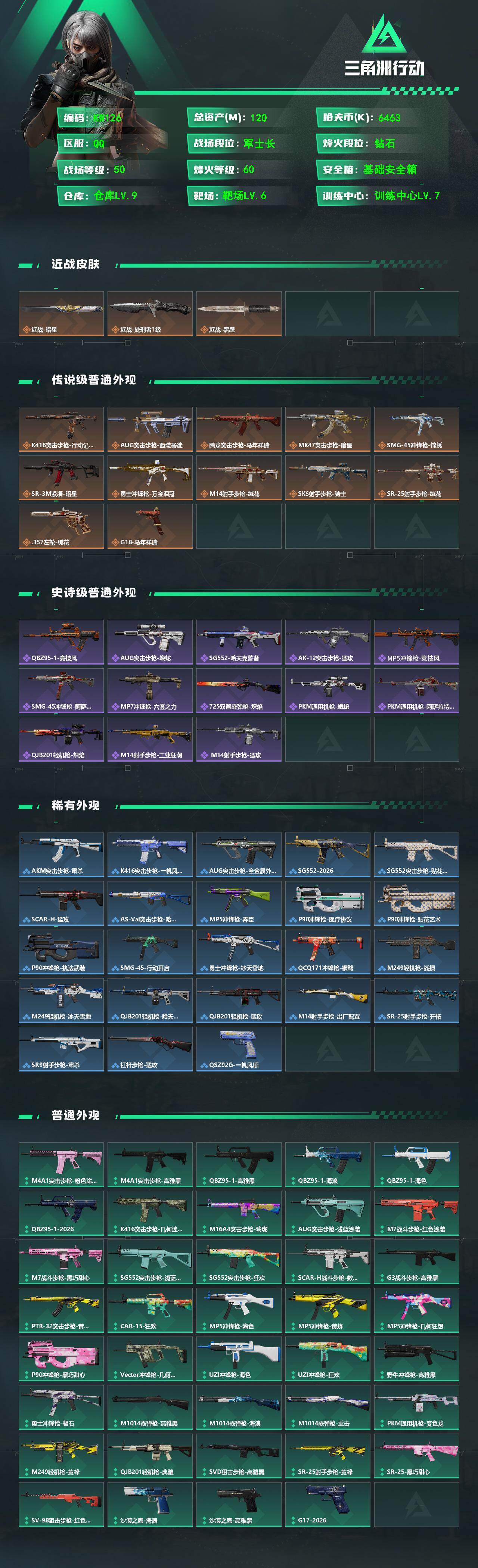 SJZEY4117700三角洲行动账号详情图2