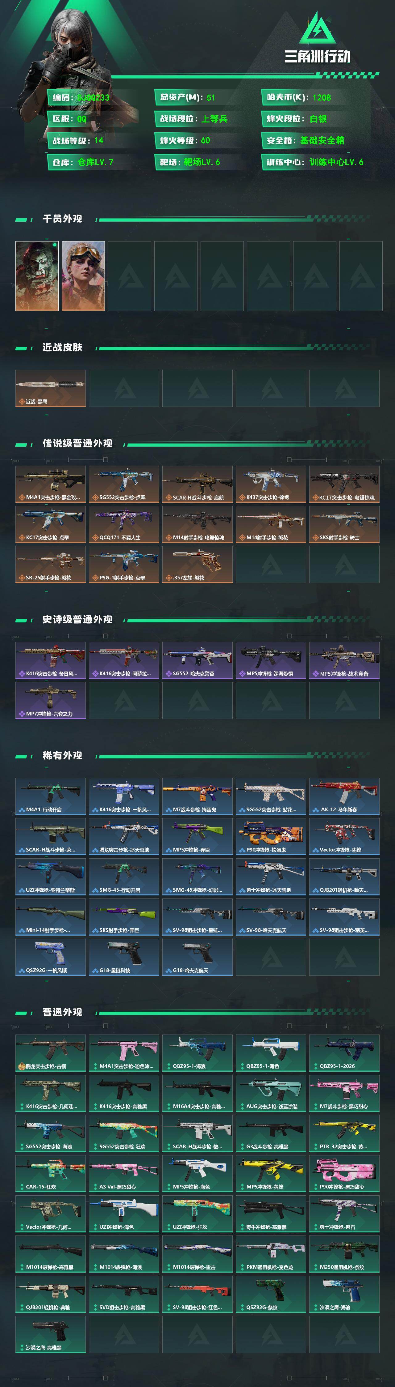 SJZEY4114535三角洲行动账号详情图2