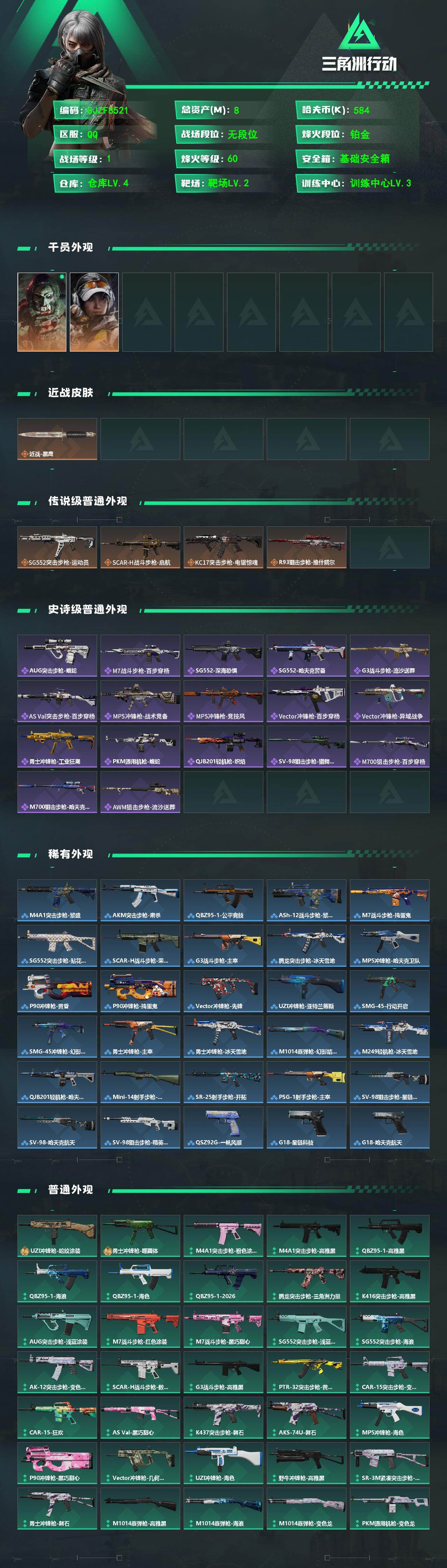 SJZEY4115059三角洲行动账号详情图2