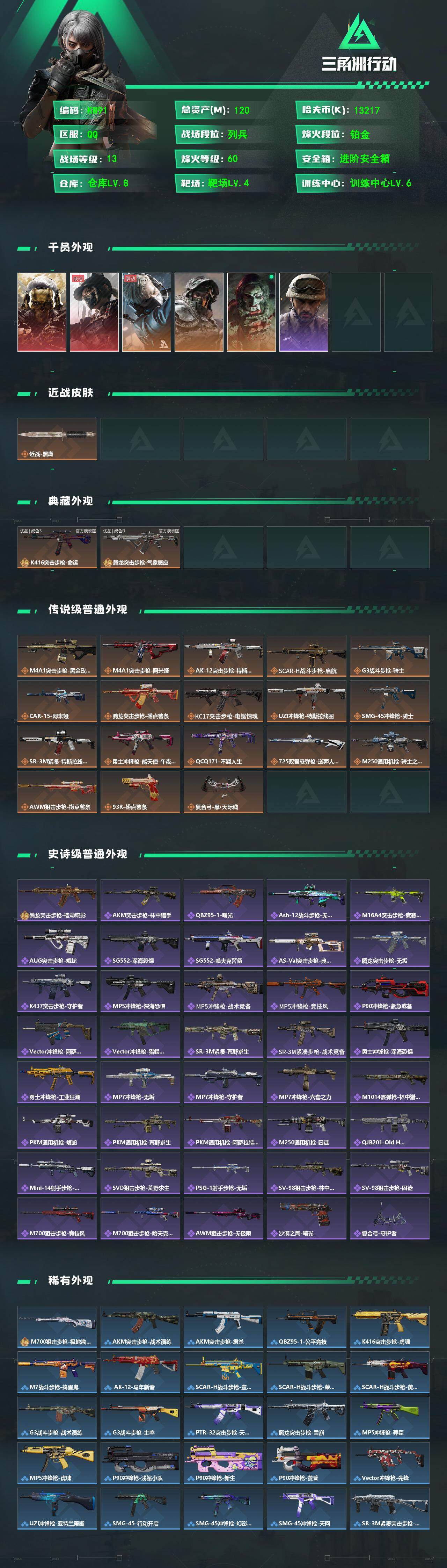 SJZEY4116622三角洲行动账号详情图2